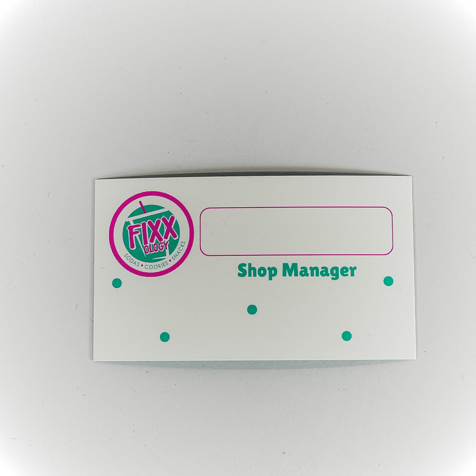 Name Tag Inserts