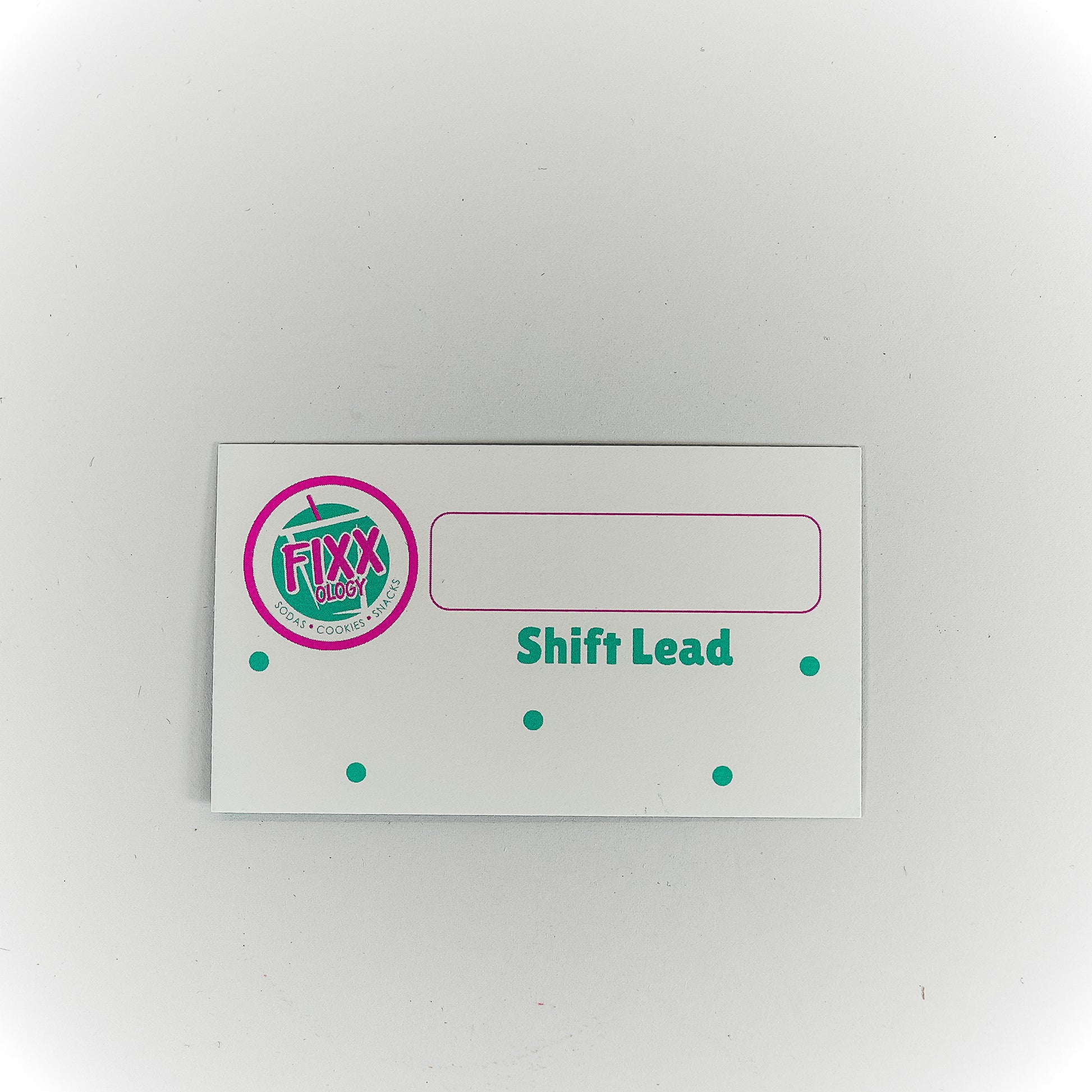 Name Tag Inserts