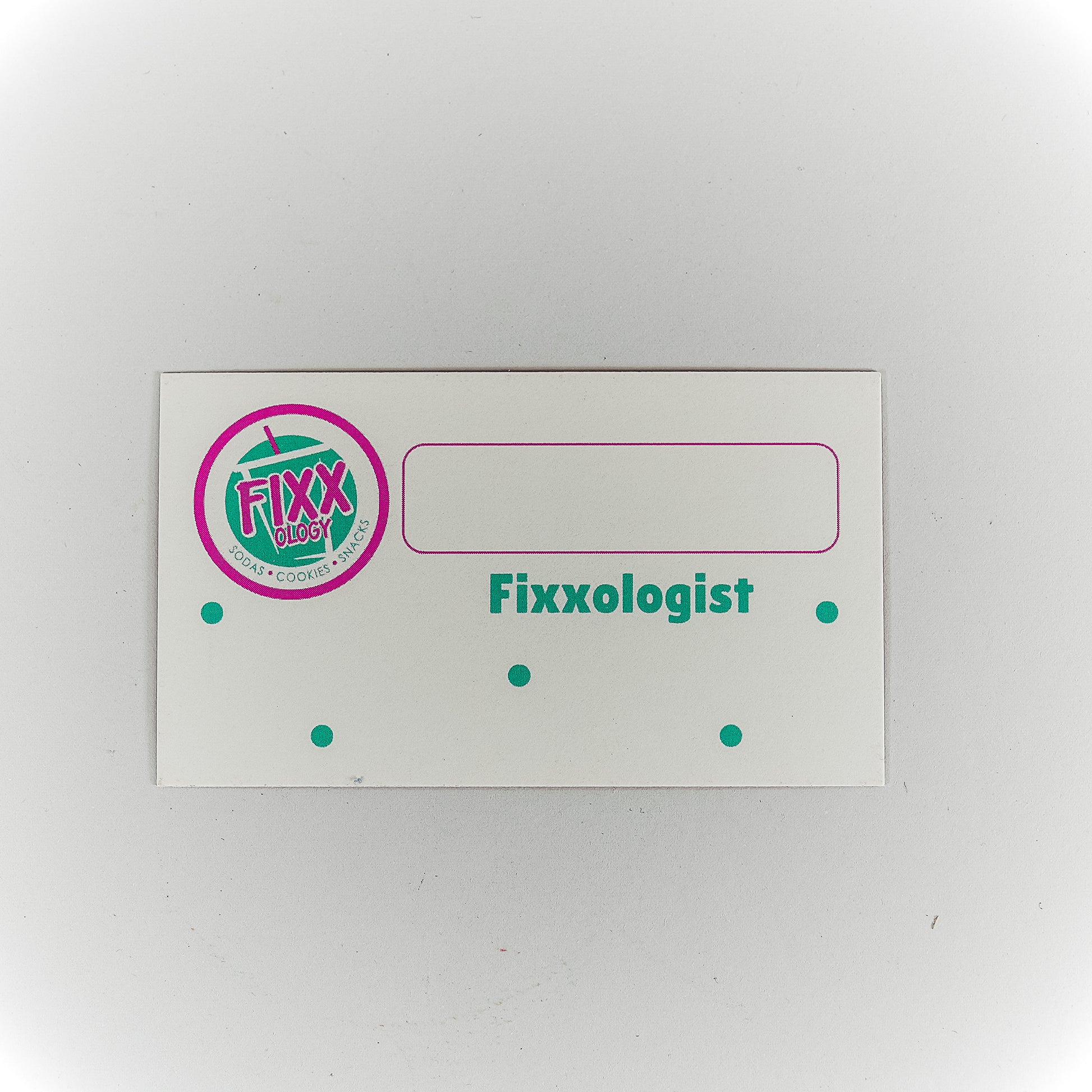 Name Tag Inserts