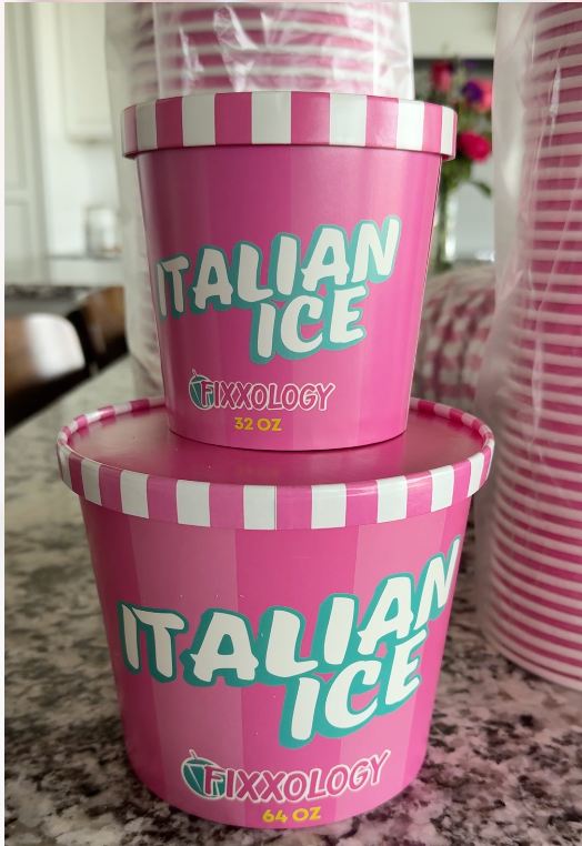 Italian Ice Container