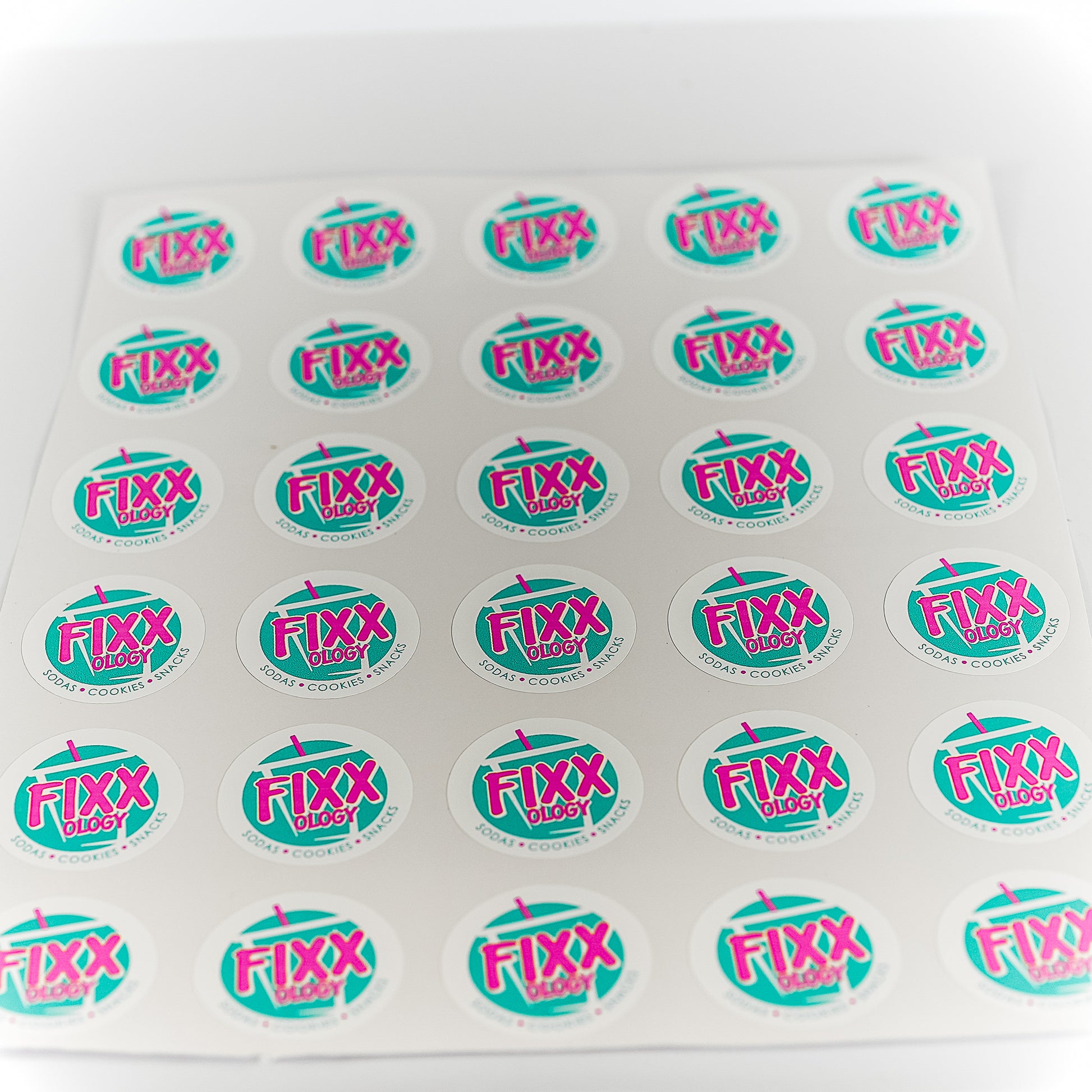 Logo Sticker Sheets